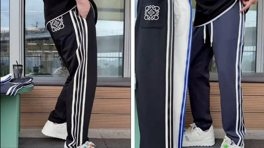 Mens Comfortable Striped Trackpants (Pack of 2) - Luxury Ways