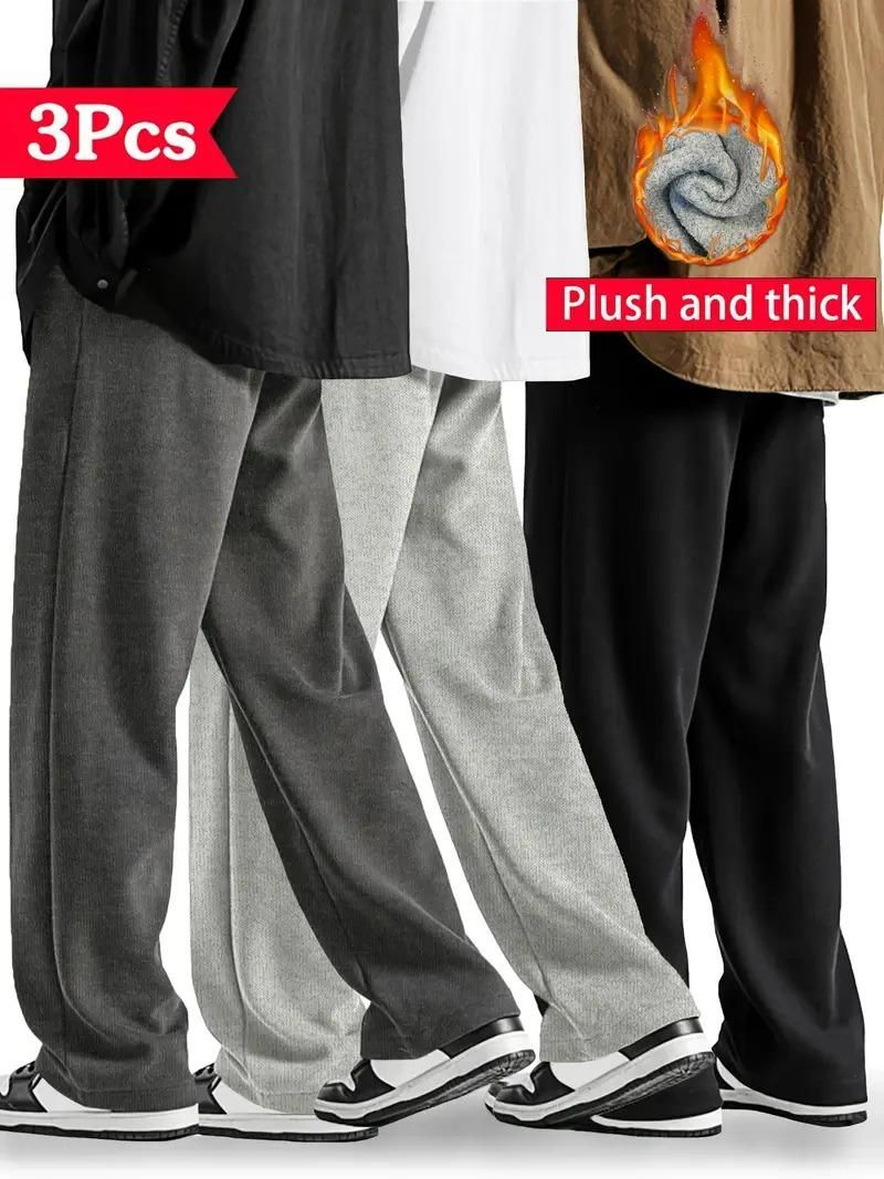 Men's Fleece Track Pant Combo of 3 - Luxury Ways