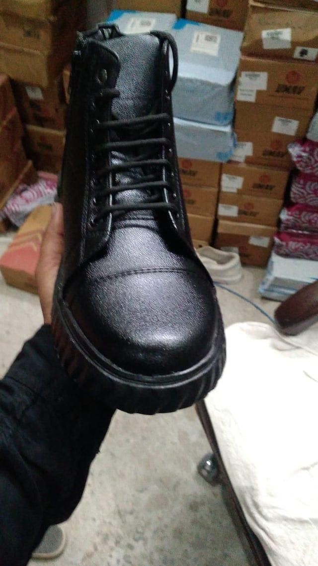 Men's Korean Style High Top Casual Shoes For Men (Black) - Luxury Ways