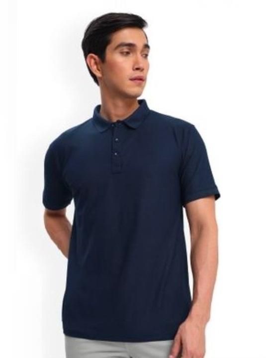 Poly Cotton Solid Half Sleeves Mens Polo T-shirt (Pack of 3) - Luxury Ways