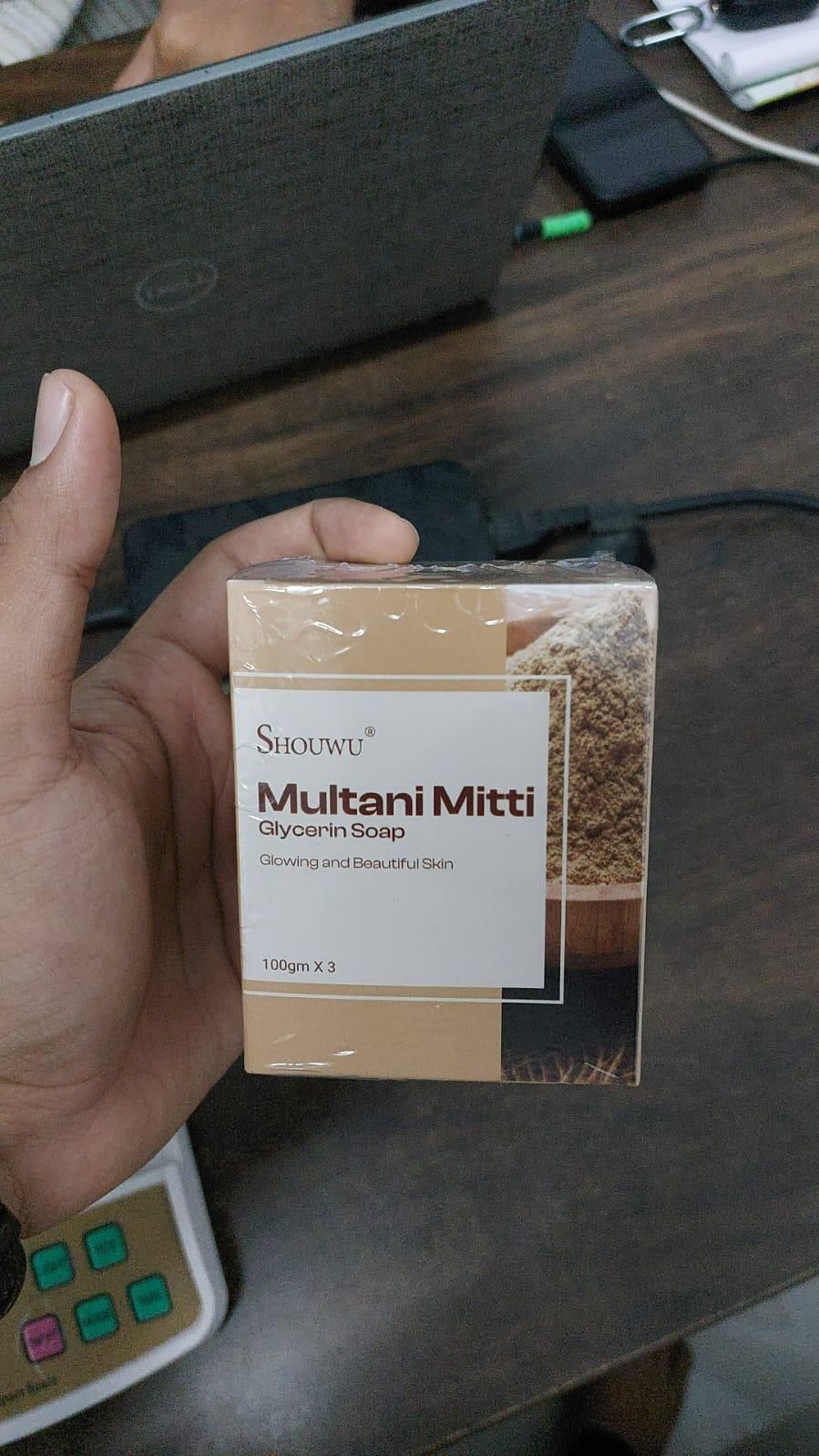 Shoumu Multani Mitti Glycerin Soap 100g - Luxury Ways