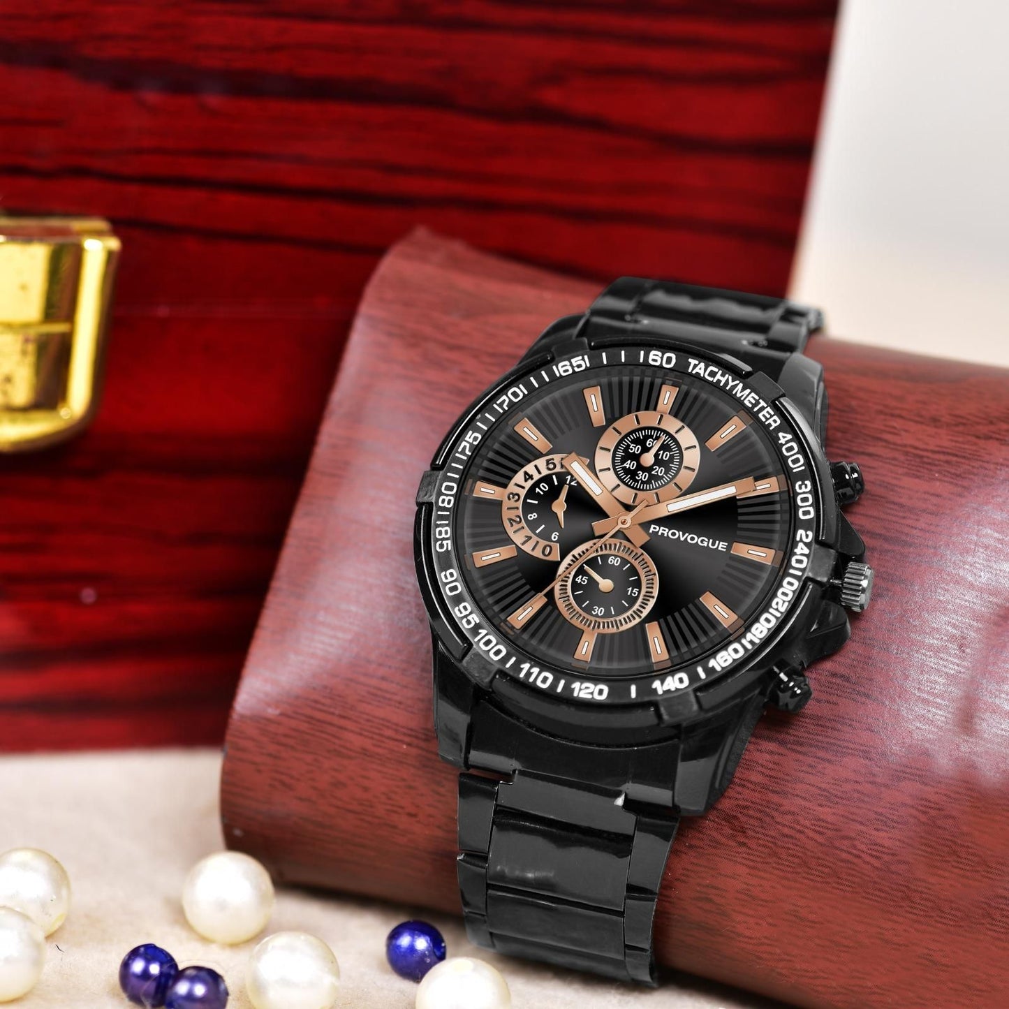 Stainless Steel Analog Watch For Men - Luxury Ways