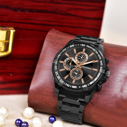Stainless Steel Analog Watch For Men - Luxury Ways