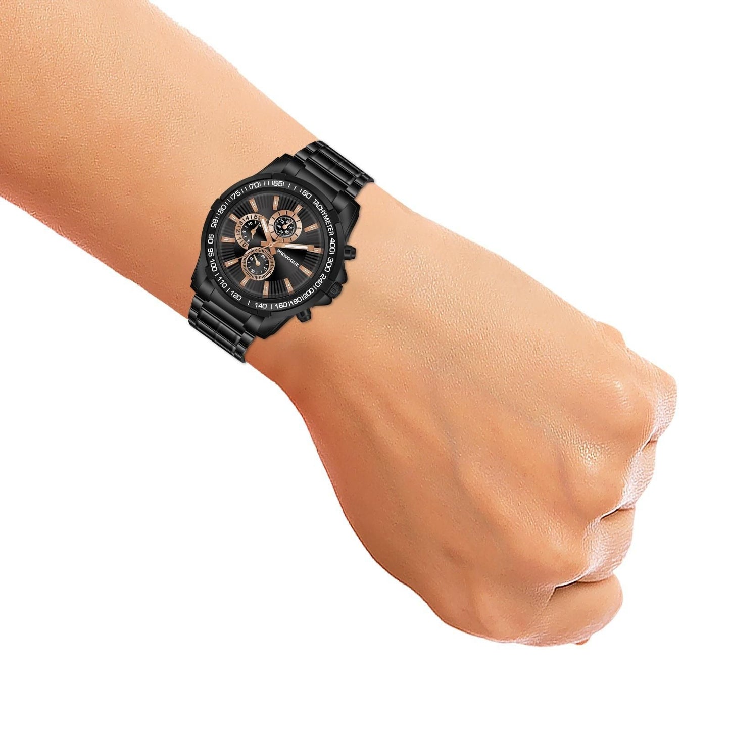 Stainless Steel Analog Watch For Men - Luxury Ways