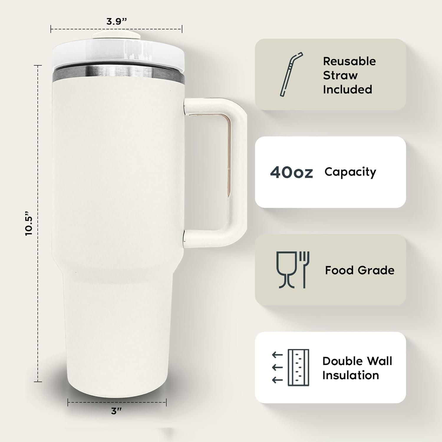 Stainless Steel Cup acuum Insulated Tumbler for Water - Luxury Ways
