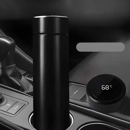 Stainless Steel Temperature Water Bottle Thermos, Double Wall Vacuum Intelligent Cup with LCD Smart Display (500 ML) - Luxury Ways