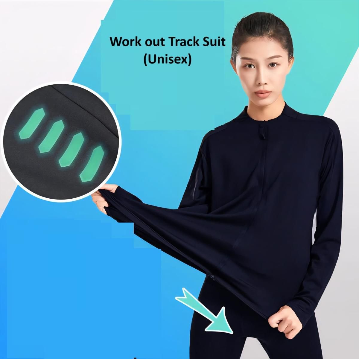 Unisex Work Out Solid Track Suit - Luxury Ways