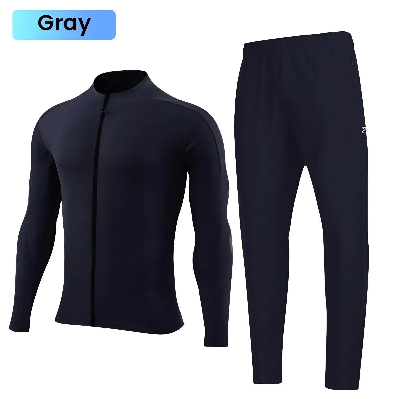 Unisex Work Out Solid Track Suit - Luxury Ways