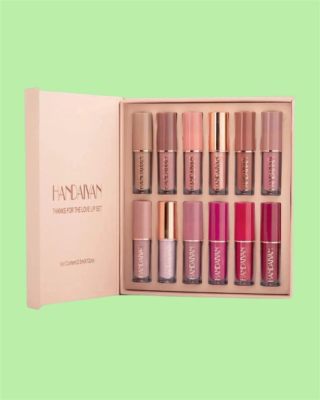 Velvet Matte Liquid Lipstick Set 12Pcs - Luxury Ways