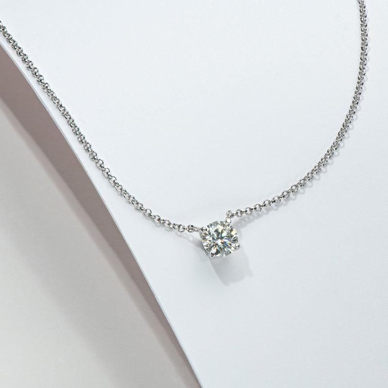 Weight Loss Stone Silver Necklace - Luxury Ways